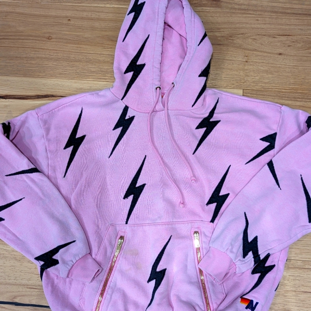 Aviator Nation Lightening Bolt Hoodie